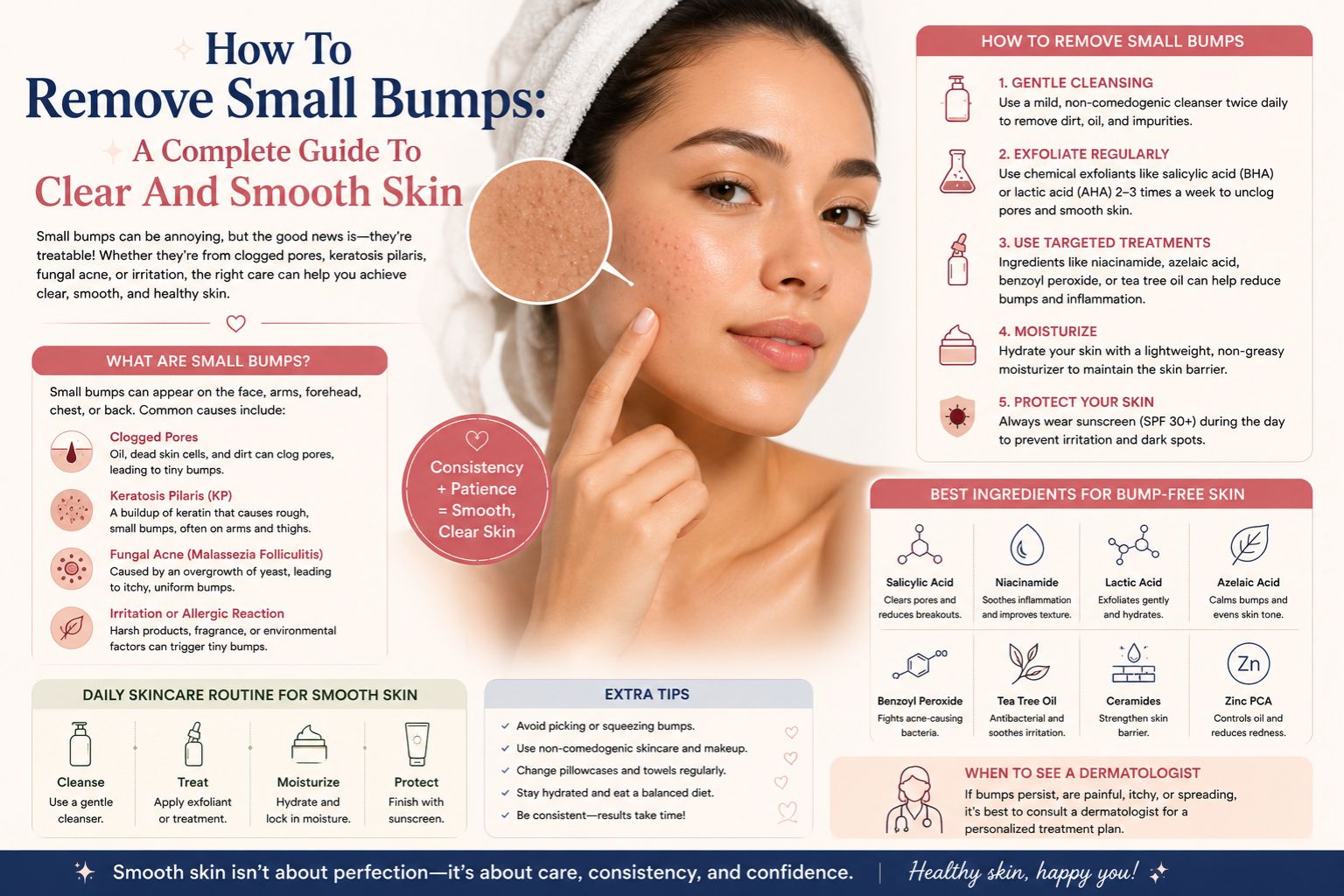 How To Remove Small Bumps: A Complete Guide To Clear And Smooth Skin