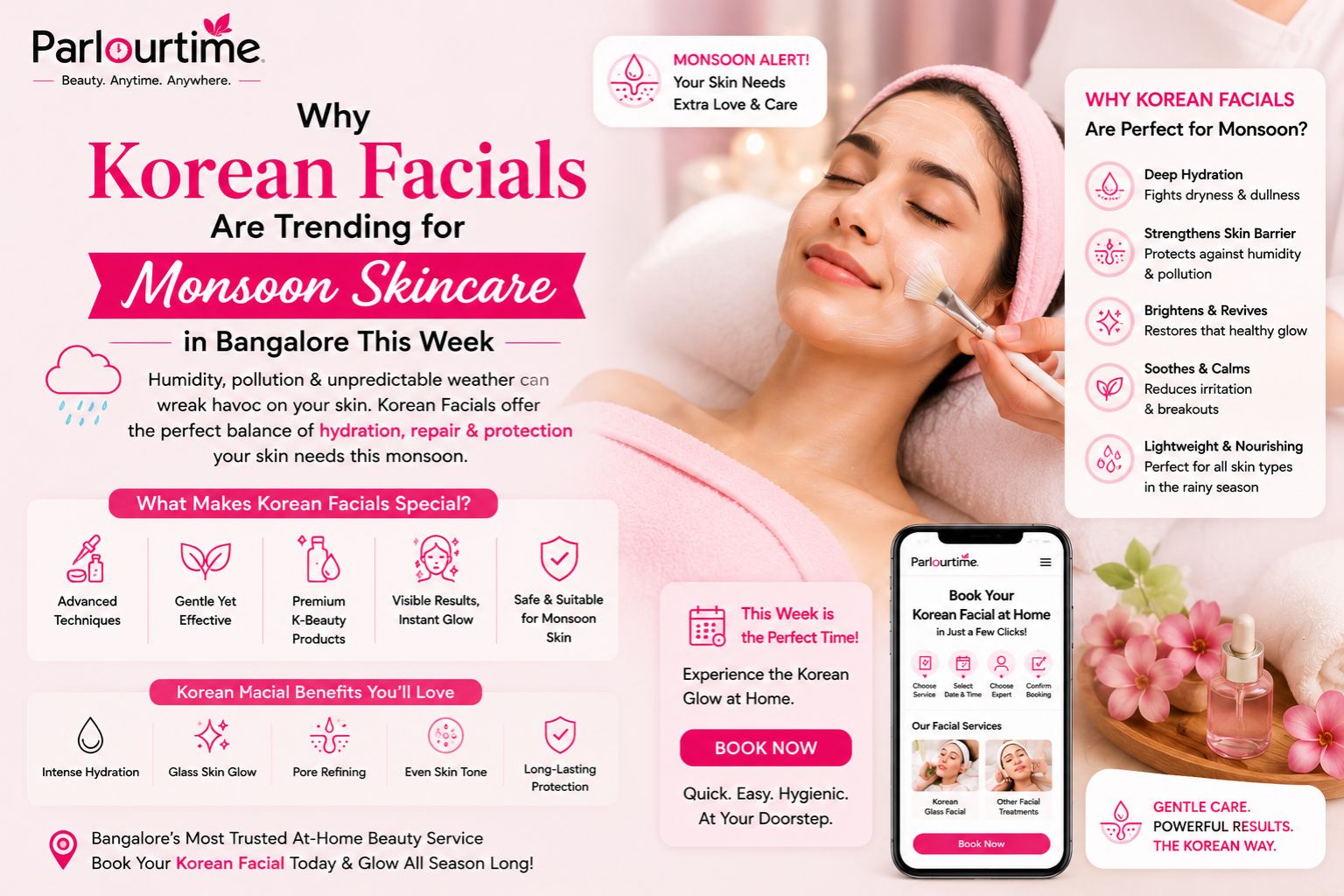 Why Korean Facials Are Trending for Monsoon Skincare in Bangalore This Week