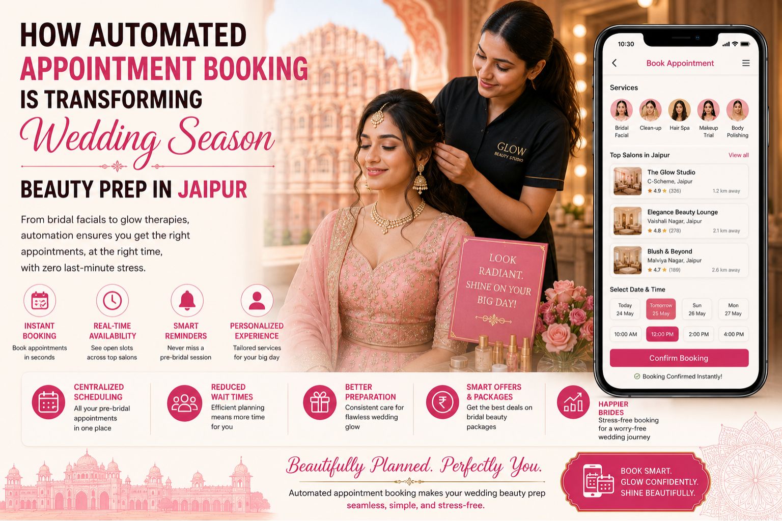 How Automated Appointment Booking is Transforming Wedding Season Beauty Prep in Jaipur