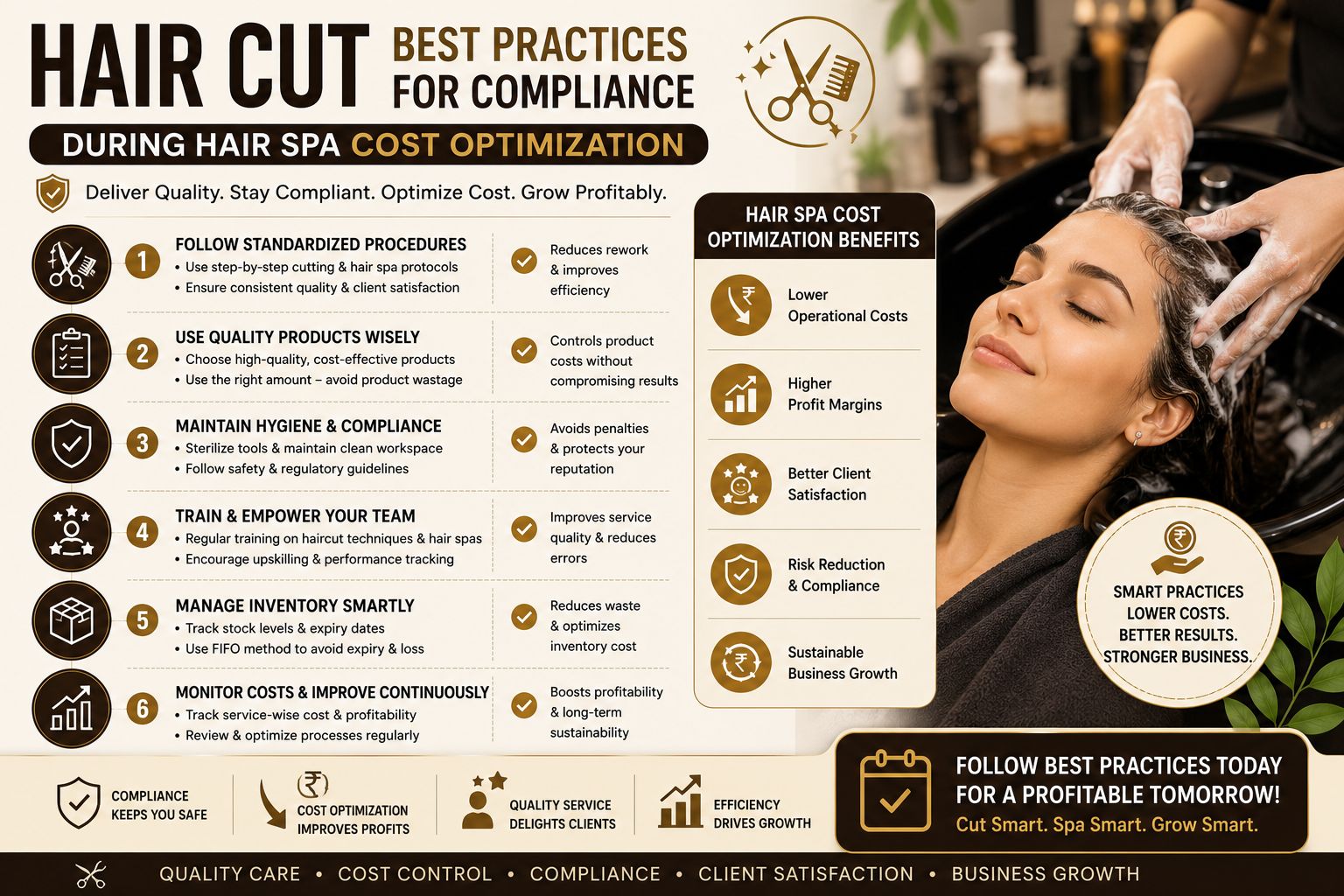 Hair Cut Best Practices for Compliance During Hair Spa Cost Optimization