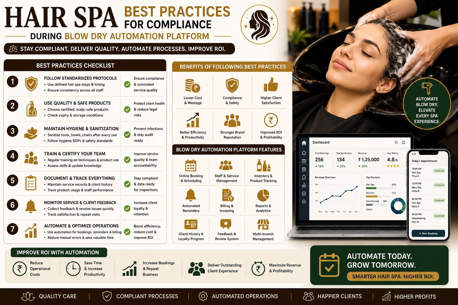 Hair Spa Best Practices for Compliance During Blow Dry Automation Platform