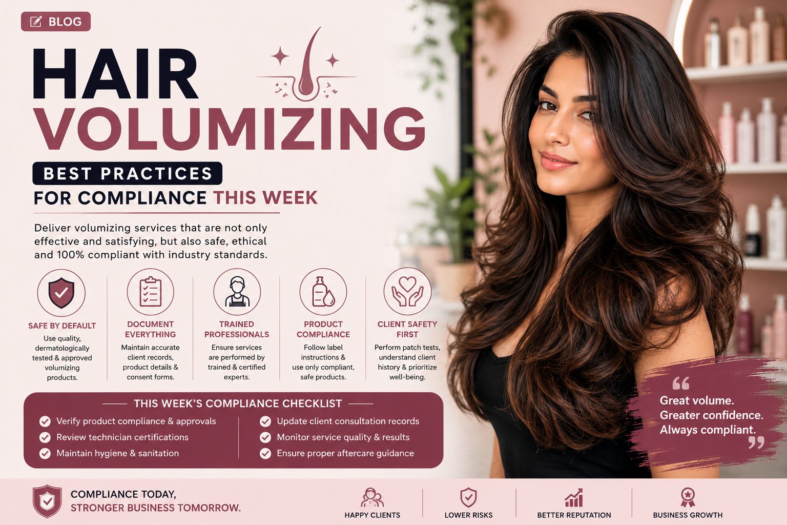 Hair Volumizing Best Practices for Compliance This Week