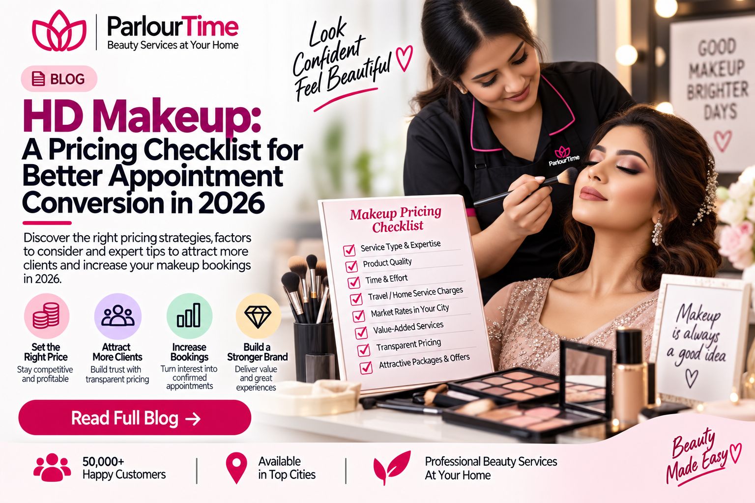 HD Makeup: A Pricing Checklist for Better Appointment Conversion in 2026