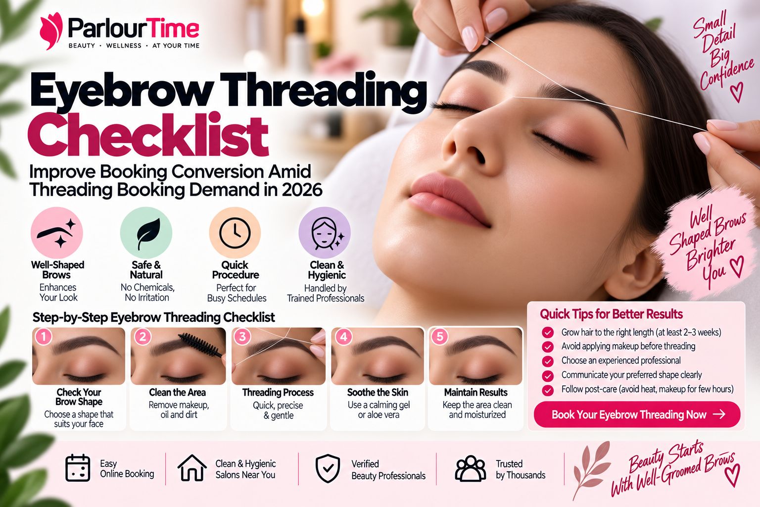 Eyebrow Threading Checklist: Improve Booking Conversion Amid Threading Booking Demand in 2026