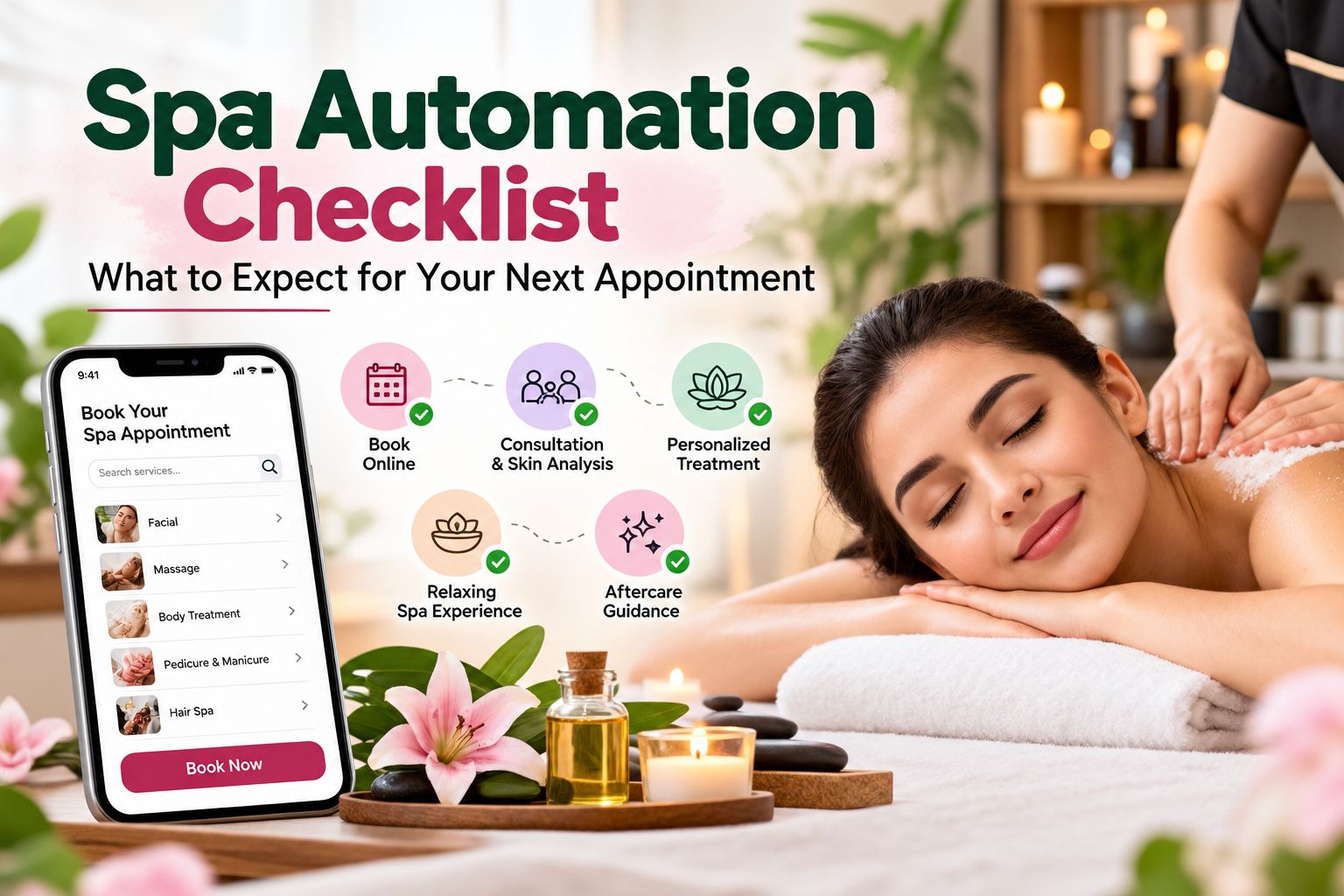 Spa automation Checklist: What to Expect for Your Next Appointment