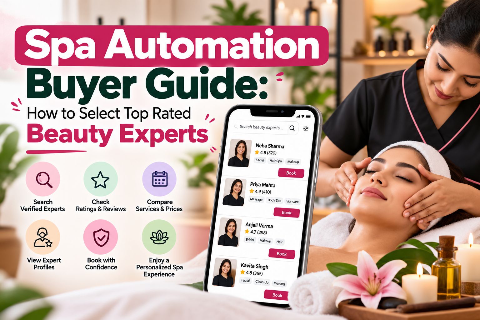 spa automation Buyer Guide: How to Select Top Rated Beauty Experts