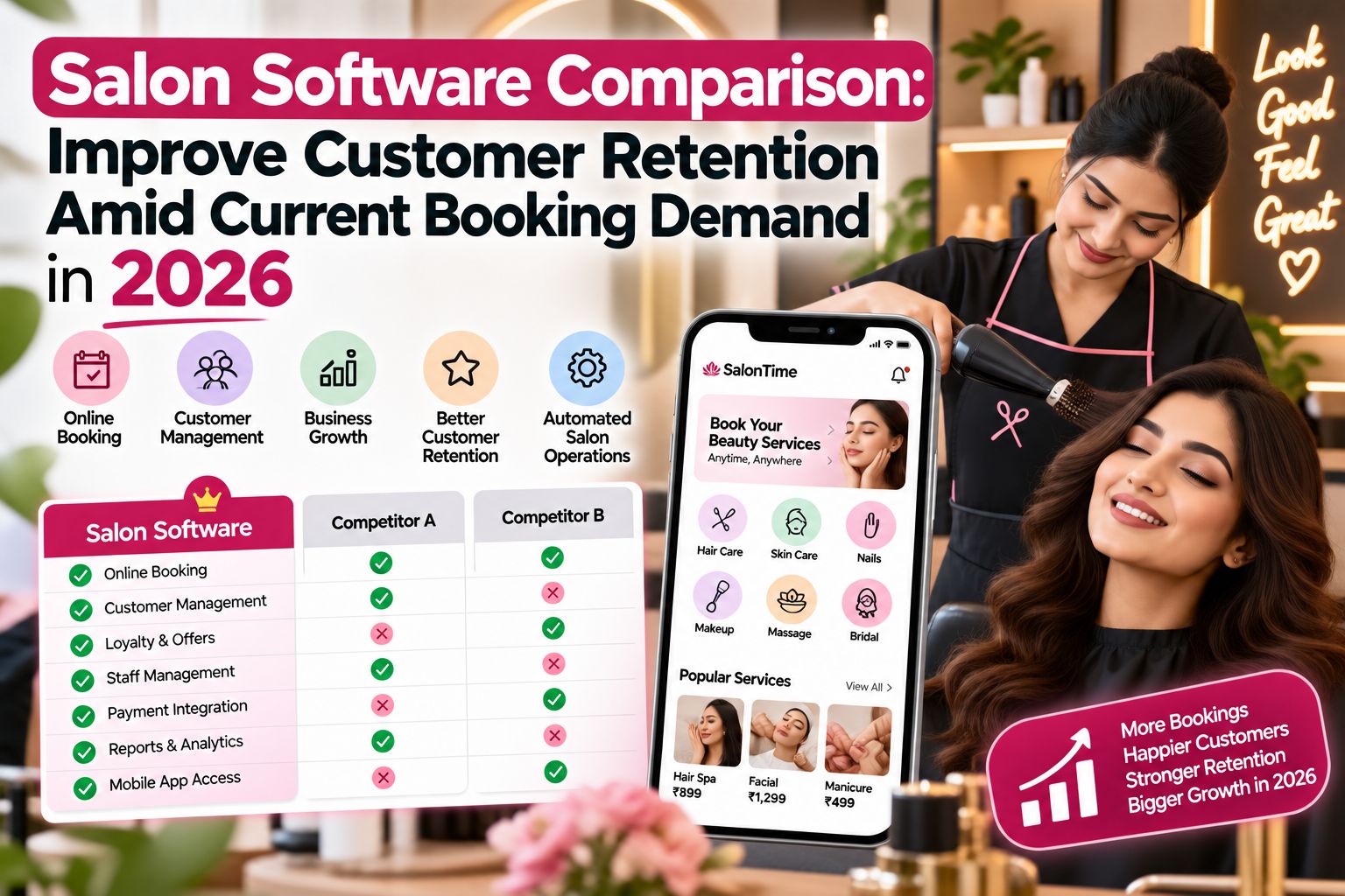 salon software Comparison: Improve Customer Retention Amid Current Booking Demand in 2026
