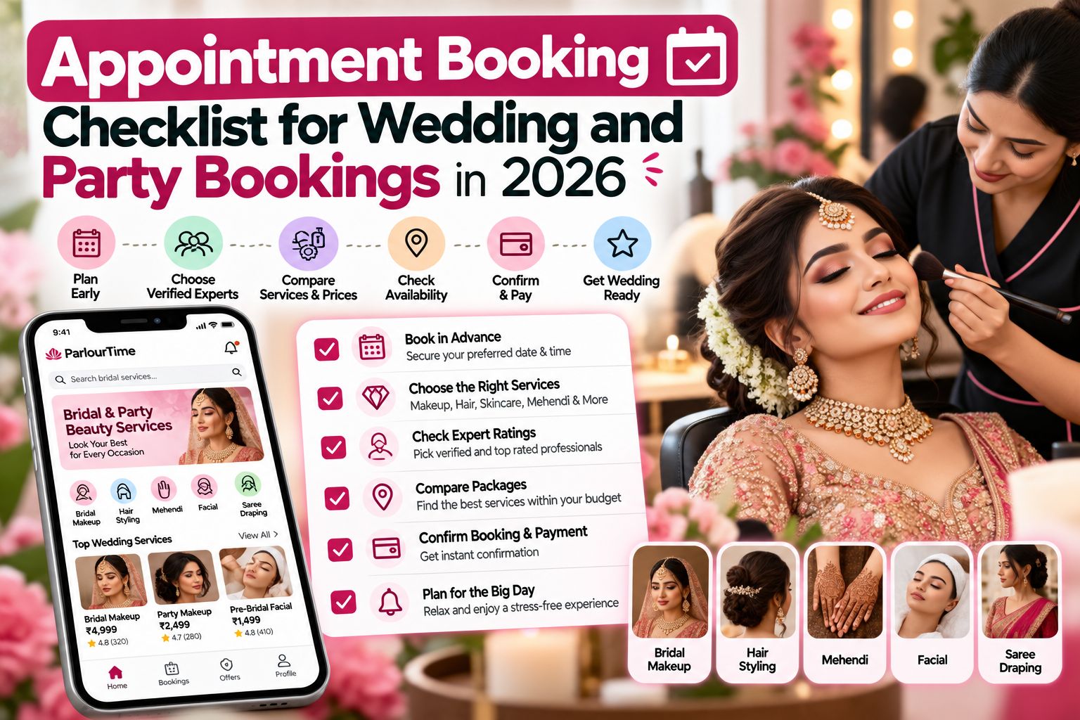 appointment booking Checklist for Wedding and Party Bookings in 2026