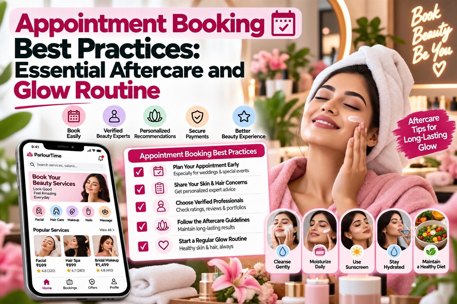appointment booking Best Practices: Essential Aftercare and Glow Routine