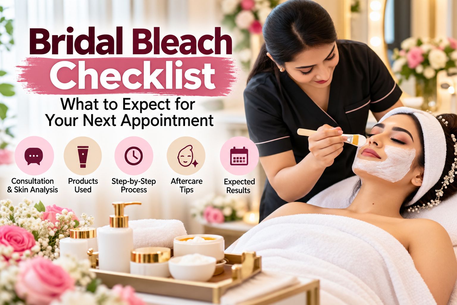 Bridal Bleach Checklist: What to Expect for Your Next Appointment