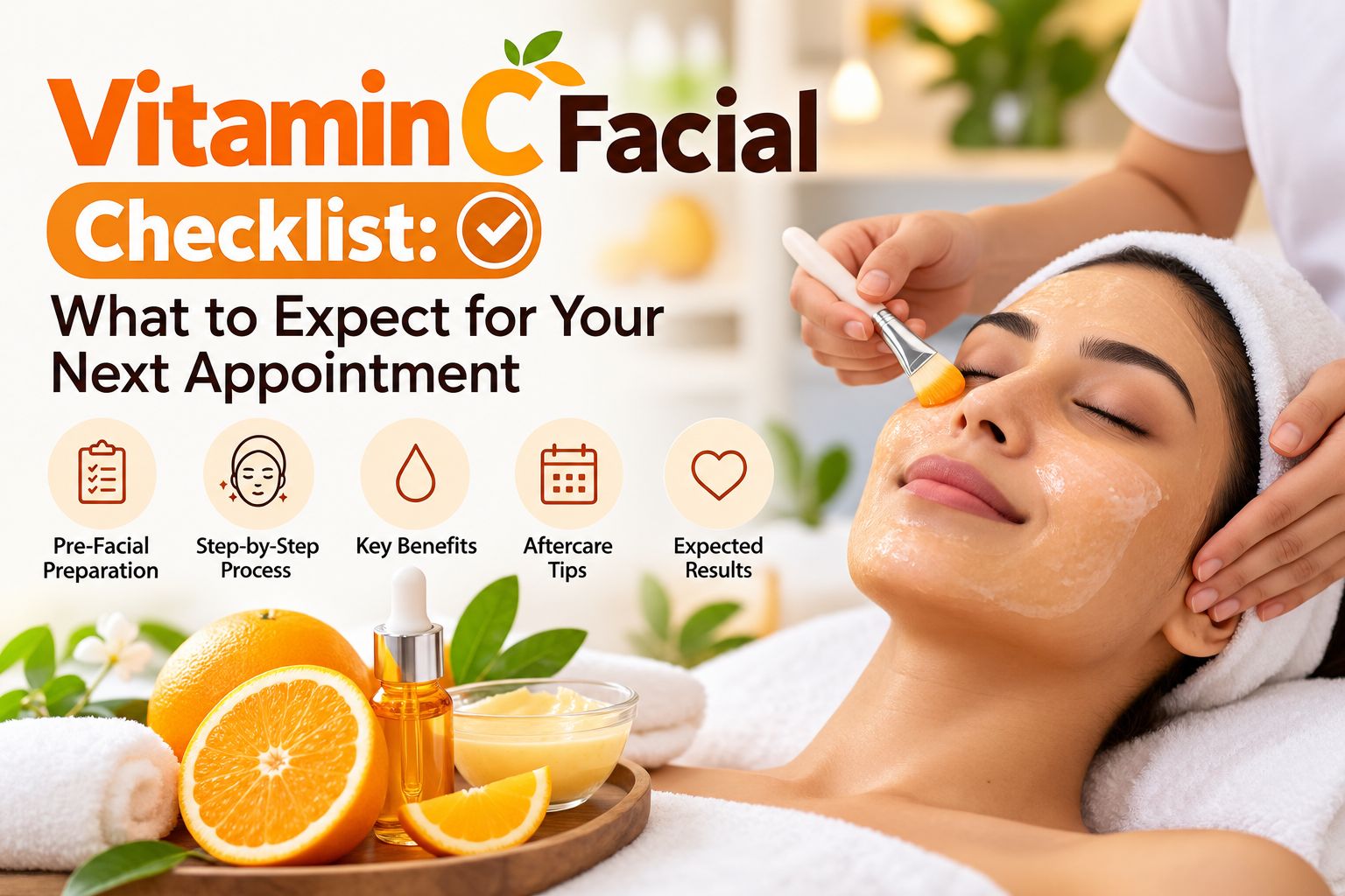 Vitamin C Facial Checklist: What to Expect for Your Next Appointment