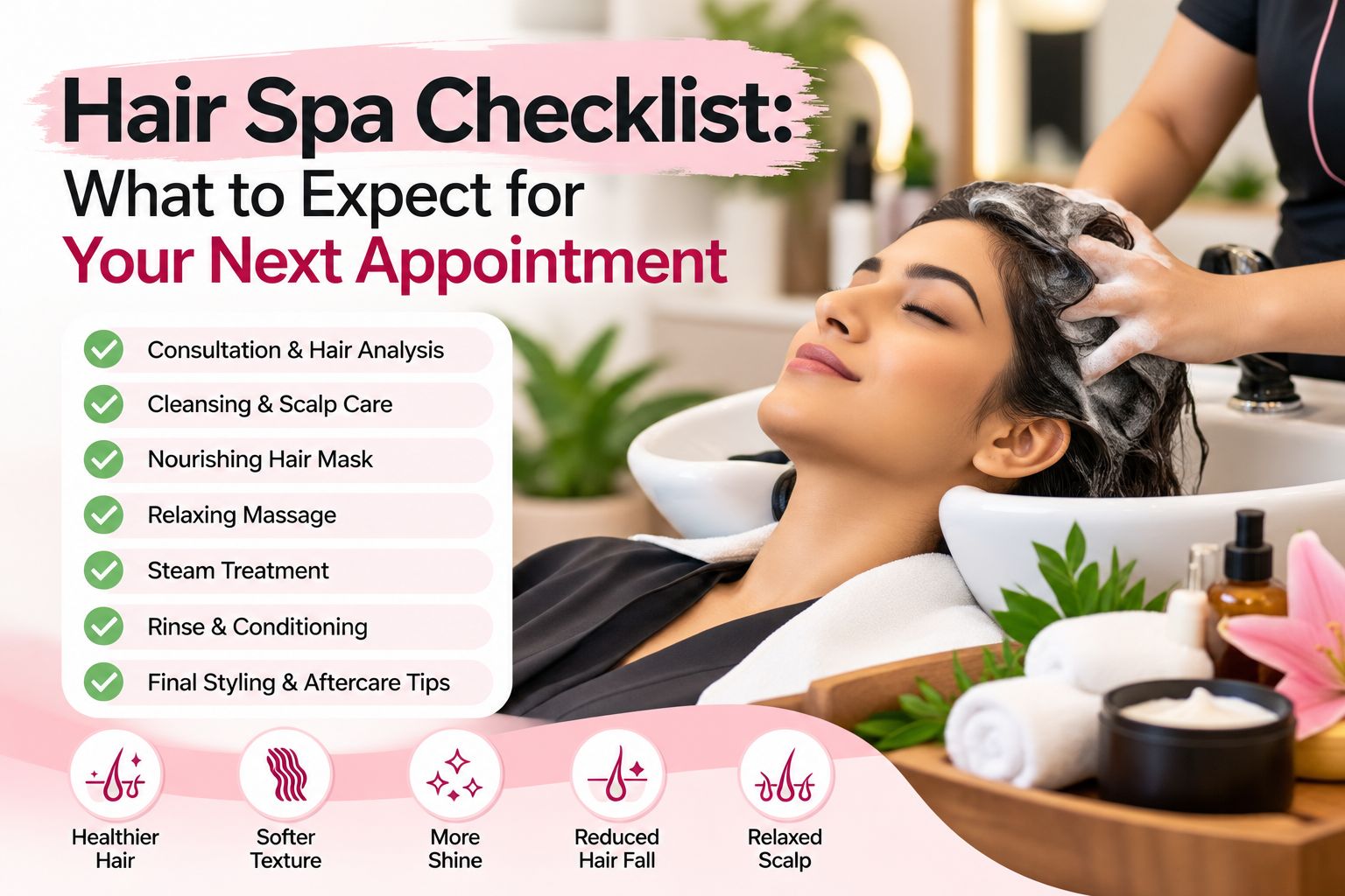 Hair Spa Checklist: What to Expect for Your Next Appointment