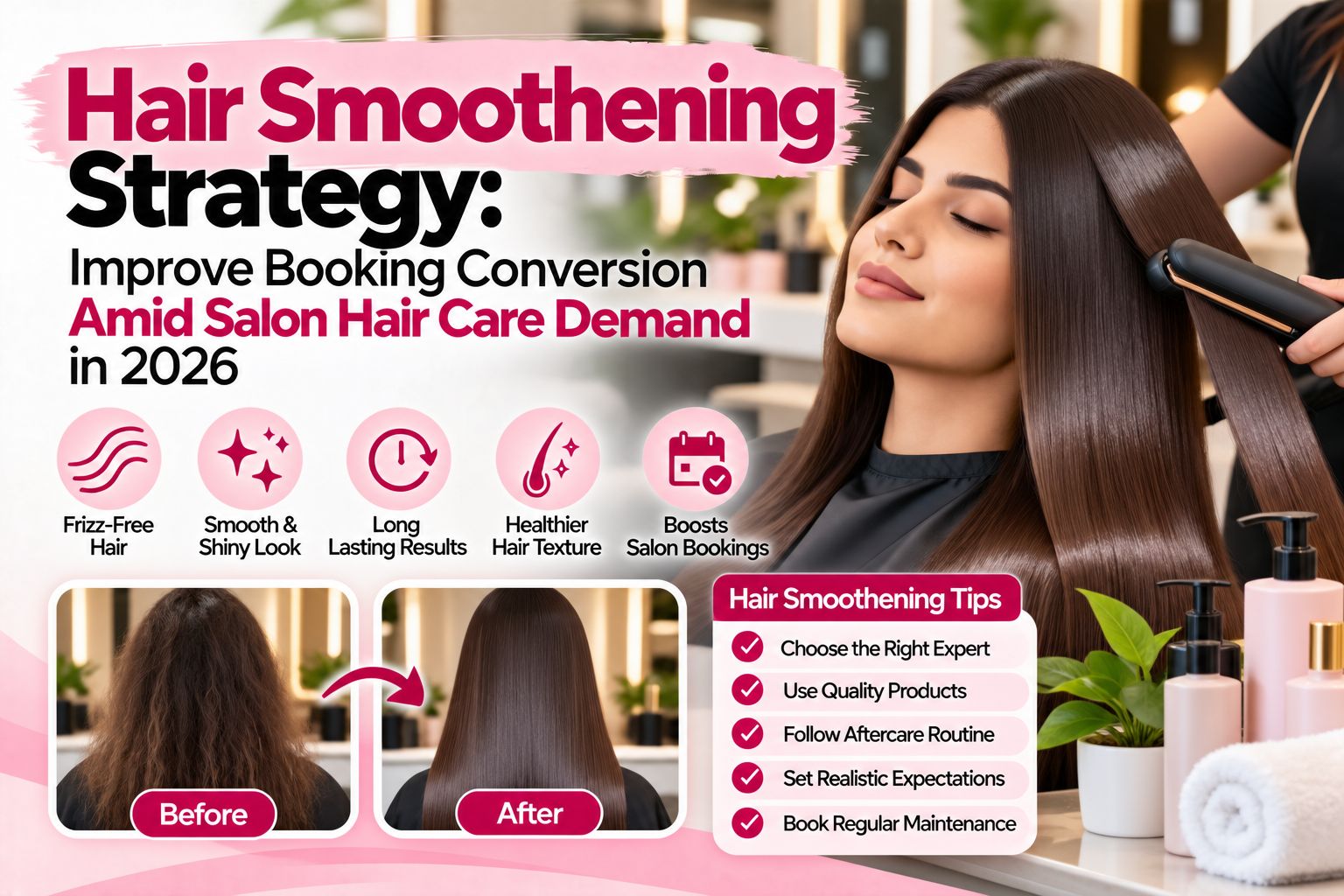 Hair Smoothening Strategy: Improve Booking Conversion Amid Salon Hair Care Demand in 2026