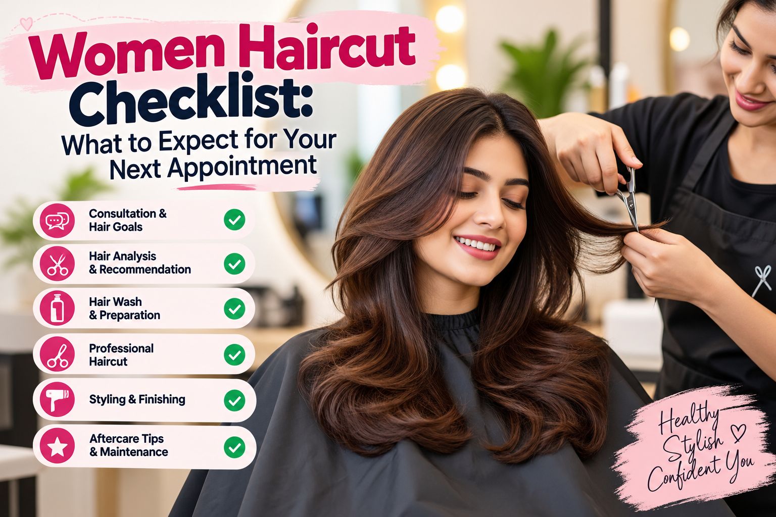Women Haircut Checklist: What to Expect for Your Next Appointment