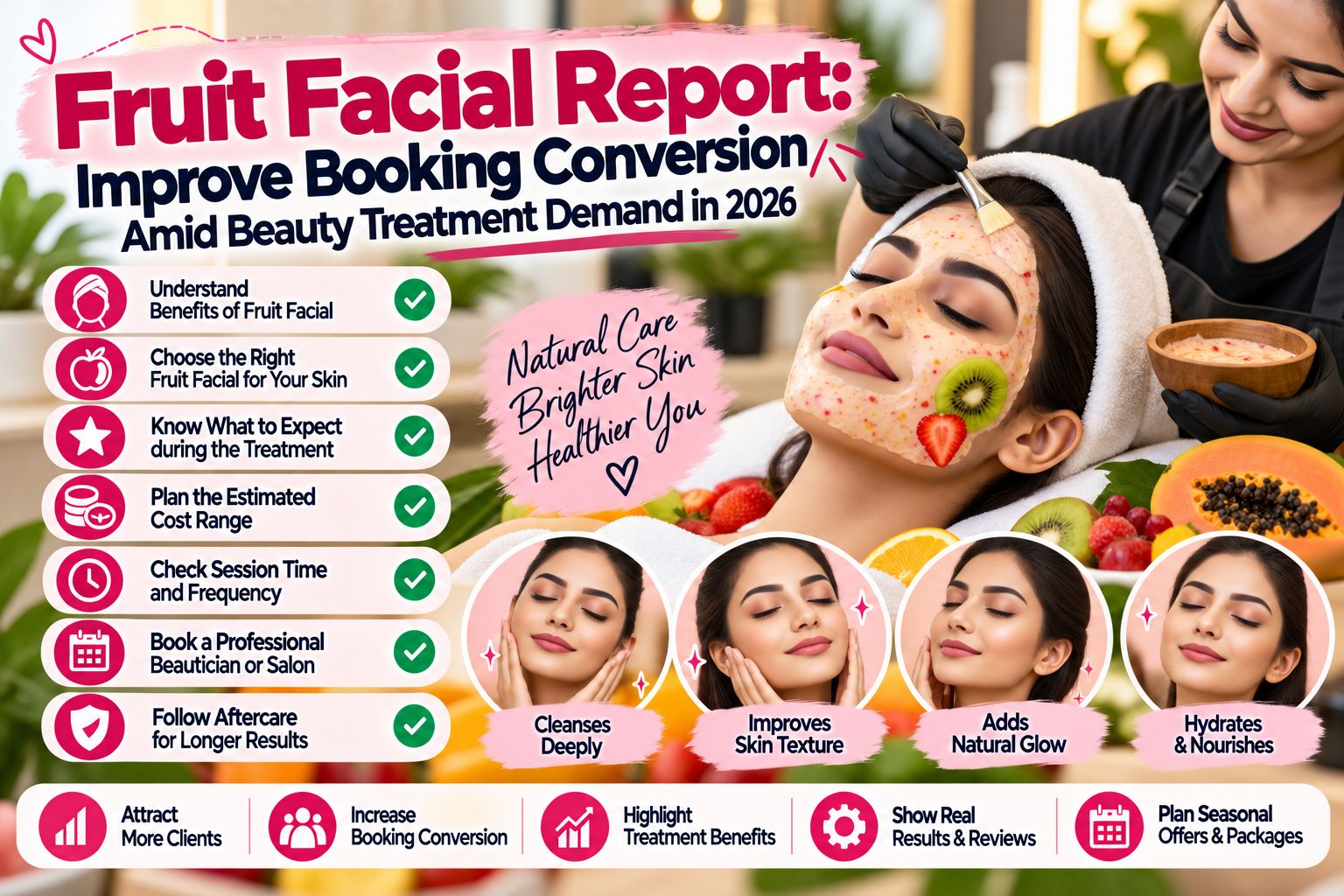 Fruit Facial Report: Improve Booking Conversion Amid Beauty Treatment Demand in 2026