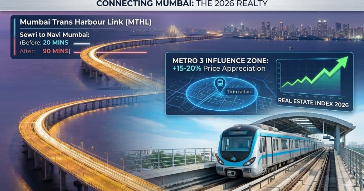 How MTHL & Metro 3 Are Rewriting Mumbai’s Real Estate Prices in 2026