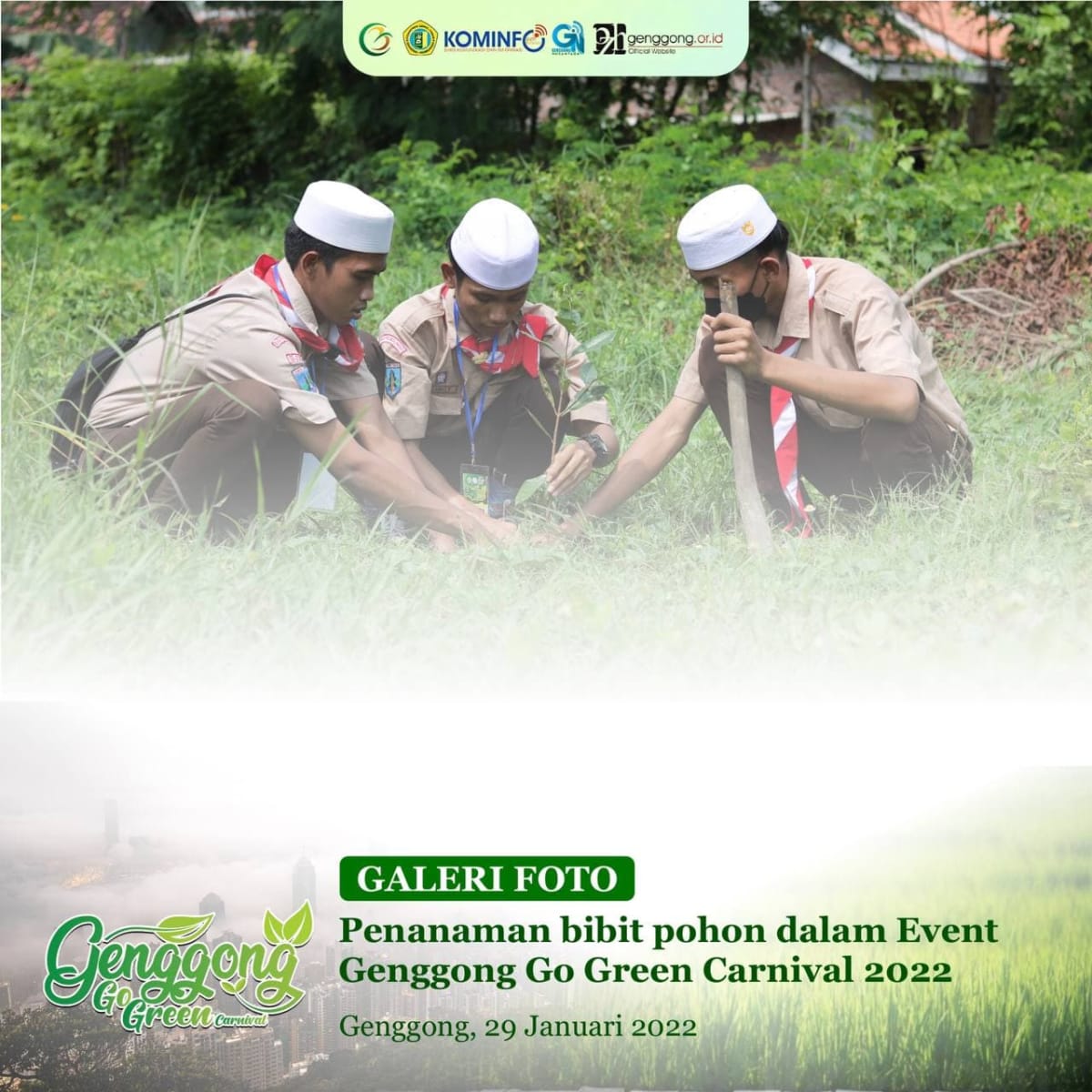 Tanam 1.600 Bibit Pohon, Genggong Go Green Carnival 2022 Resmi dibuka