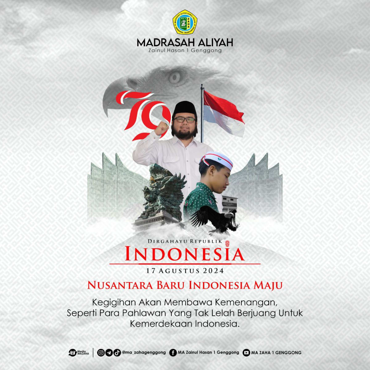 Semarak HUT RI, MA Zainul Hasan 1 Genggong Gelar Lomba antar Santri dan Asatiz