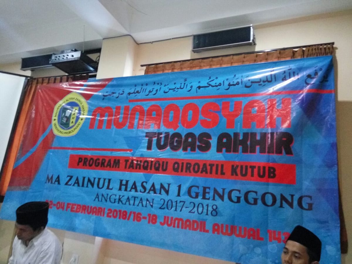 MA Zainul Hasan 1 Genggong Gelar Sidang Munaqosah