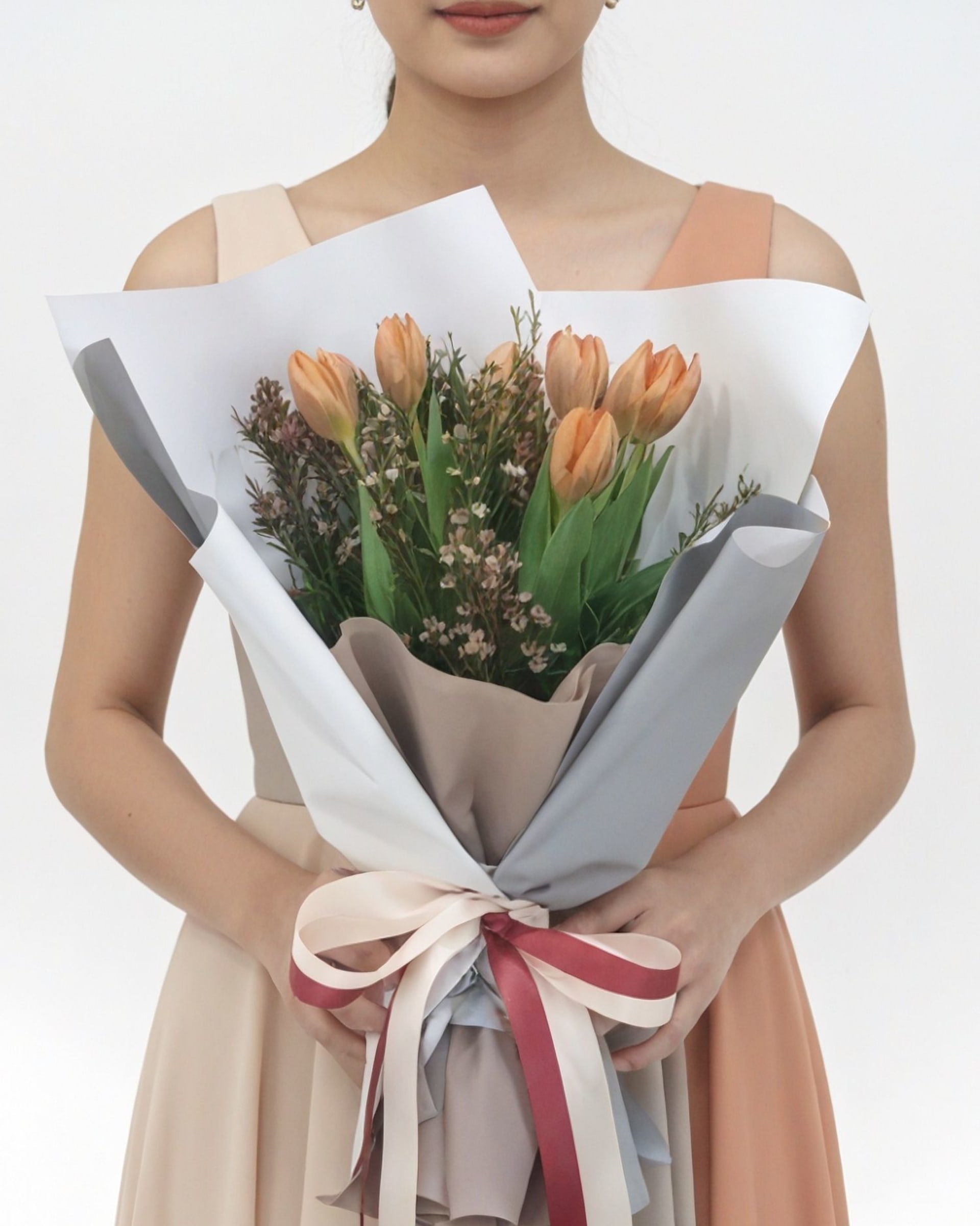 Sunset Tulip Orange Tulip Bouquet