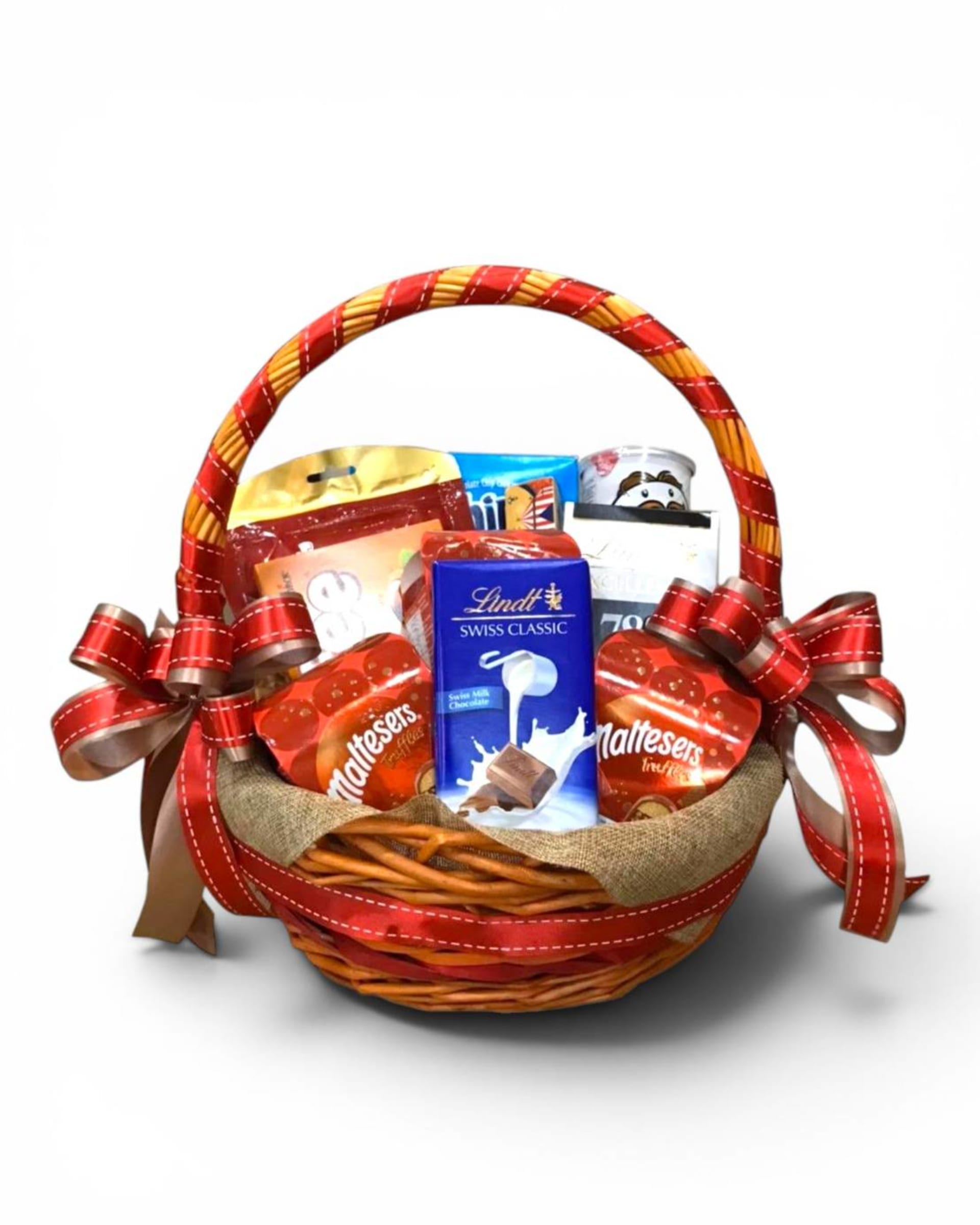 Imported Chocolate Truffle, Nuts & Dried Fruit Gift Basket