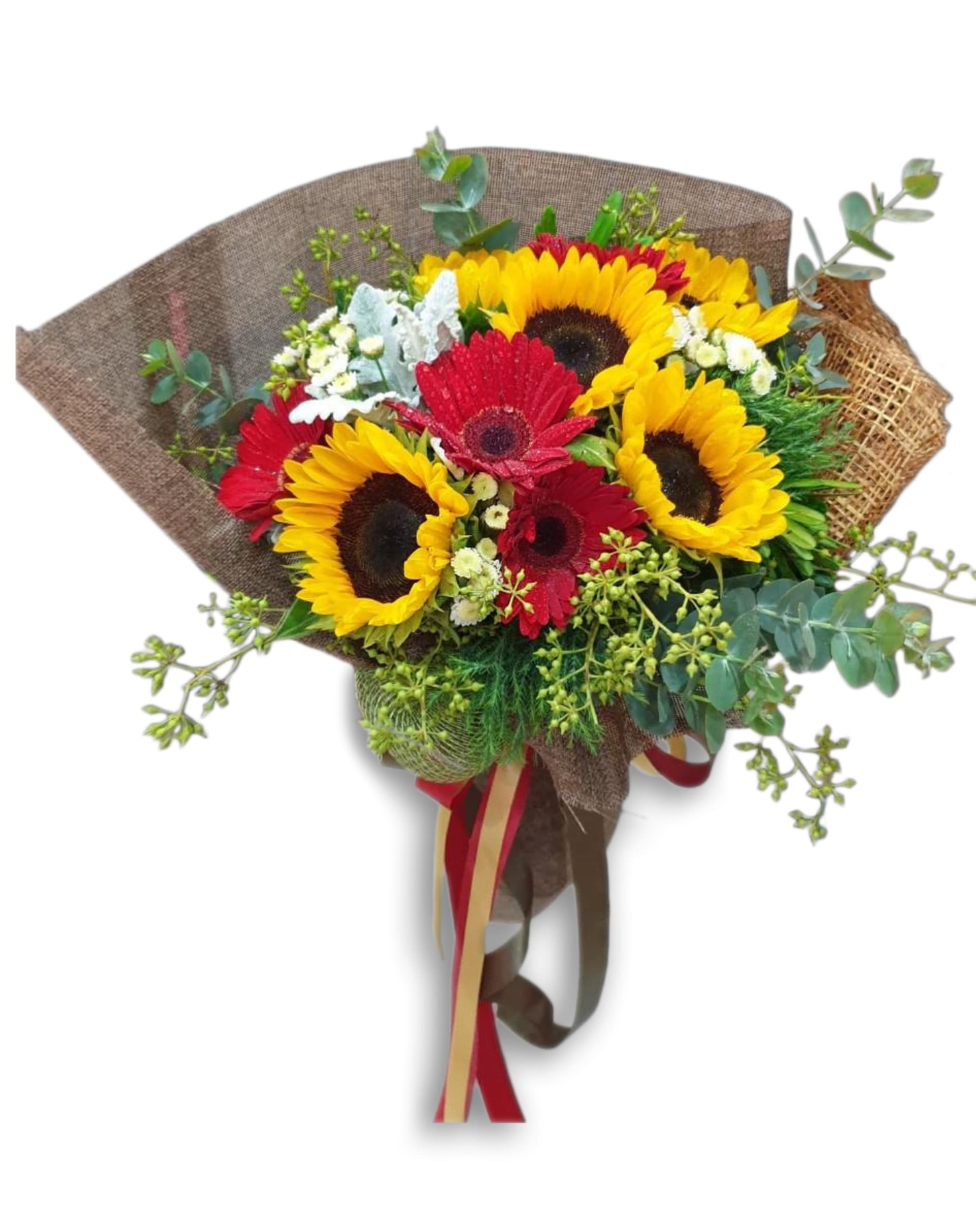 Country Sunshine Sunflower Bouquet