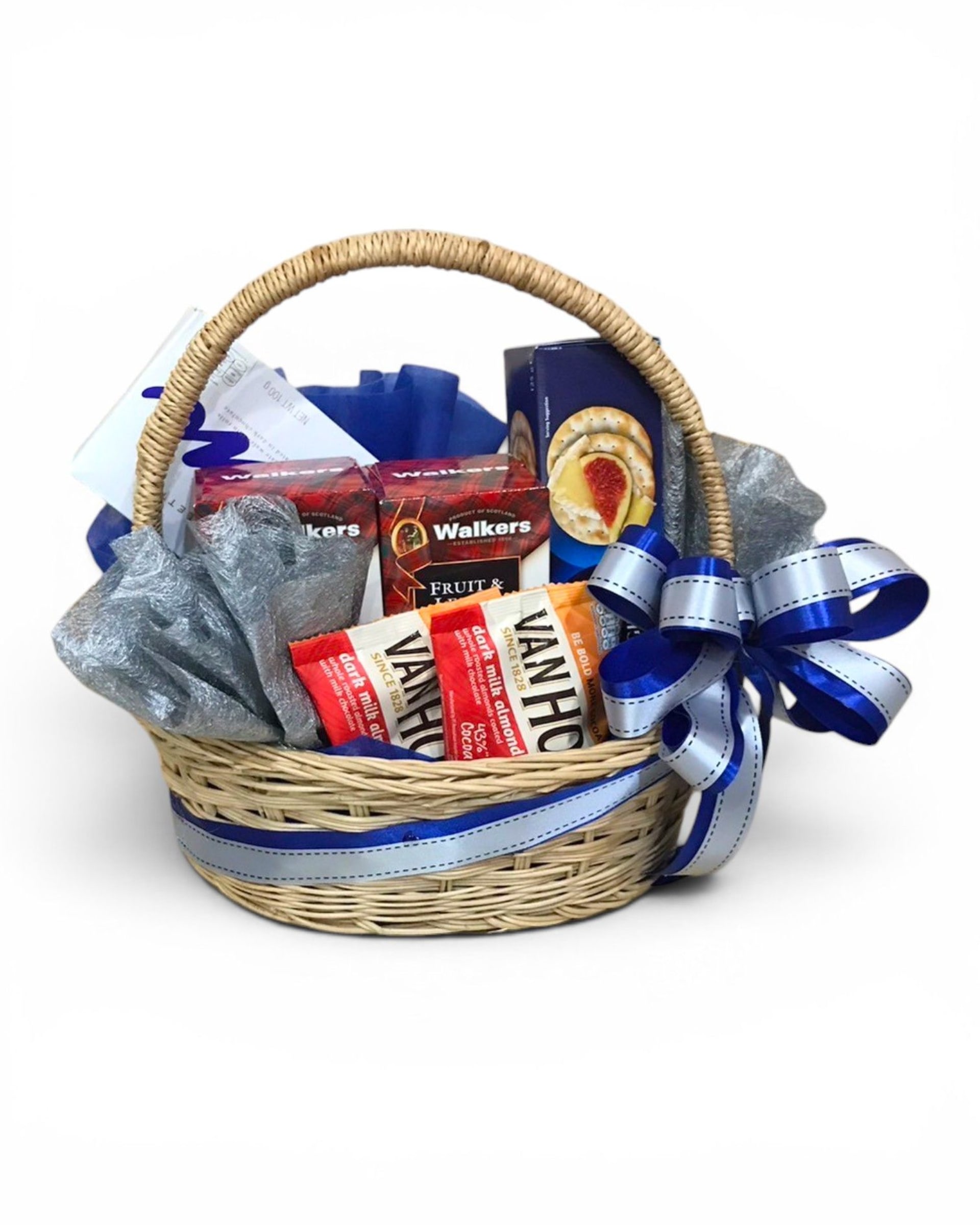 Imported Wafer, Cookie & Van Houten Chocolate Gift Basket