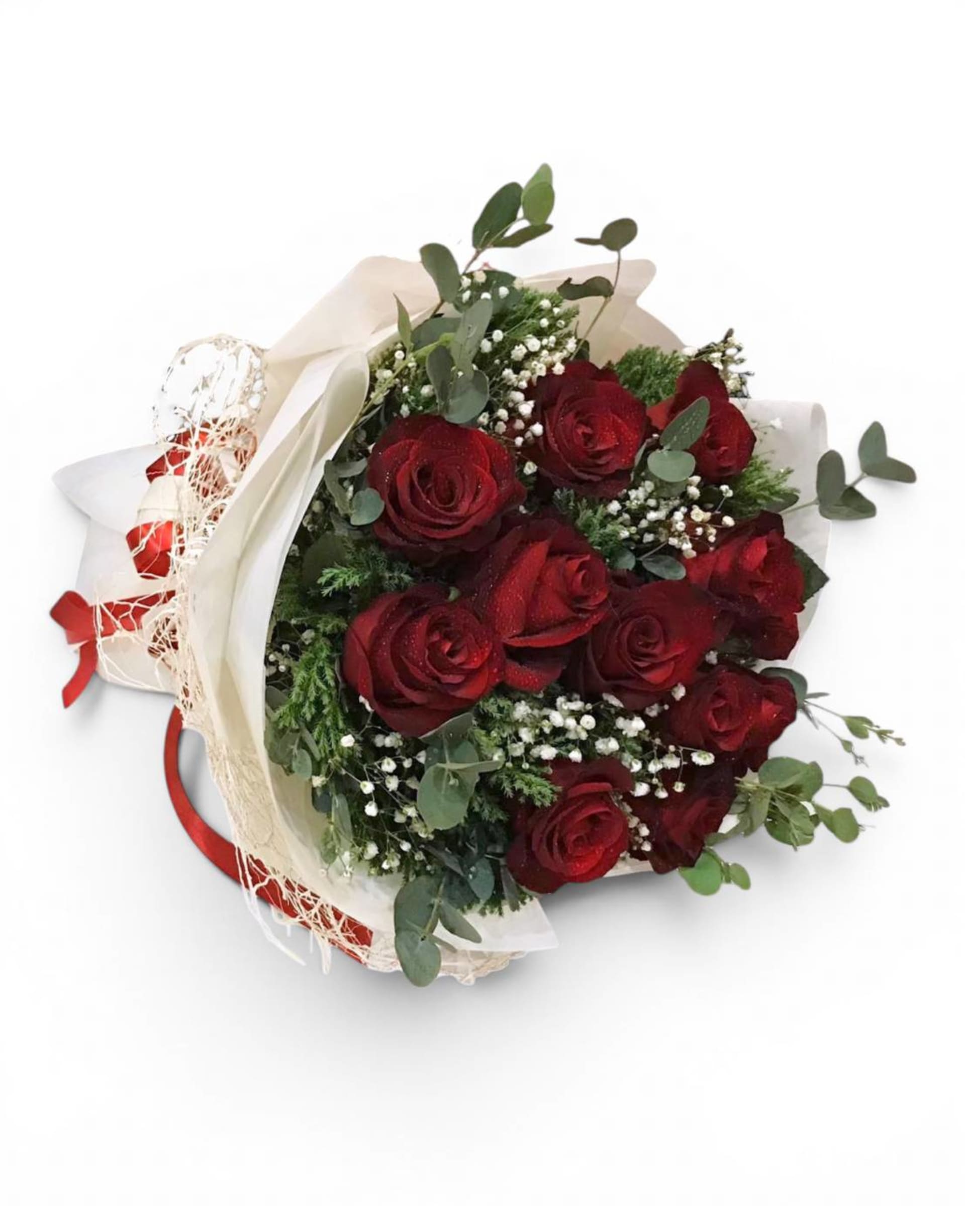 Deep Love Premium Dark Red Rose Bouquet