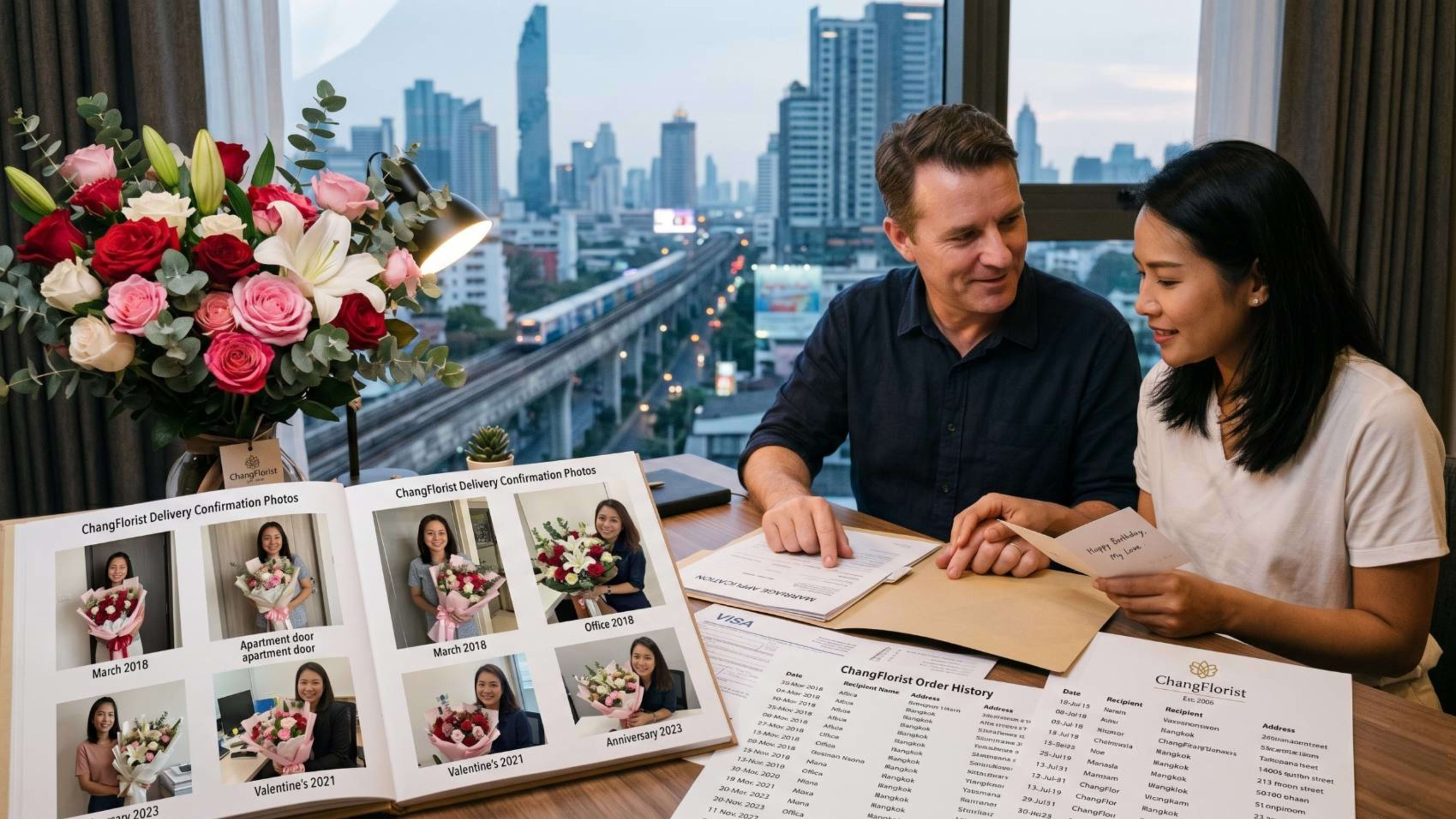 How a ChangFlorist delivery helped prove a genuine relationship