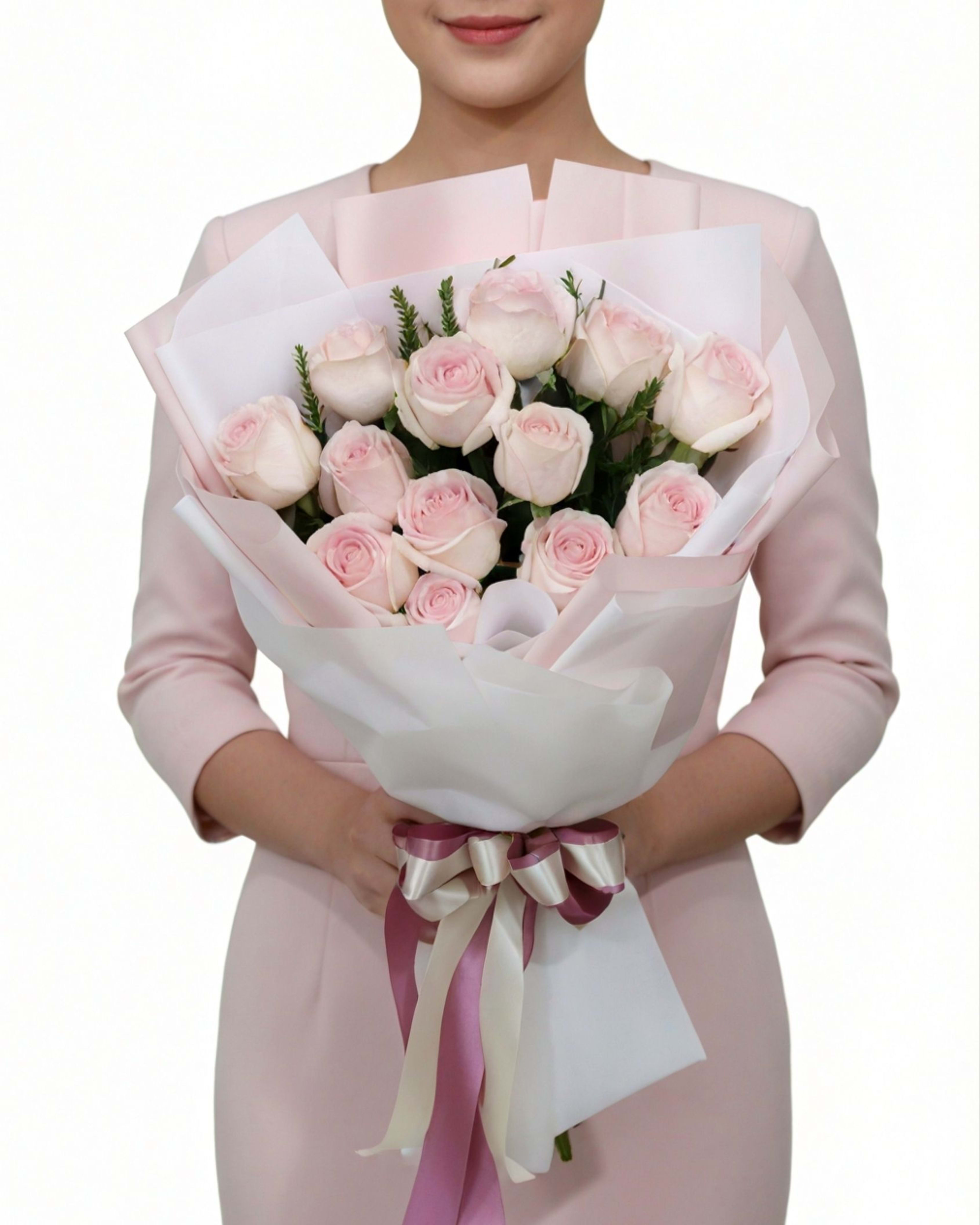 Model with Pink Serenity