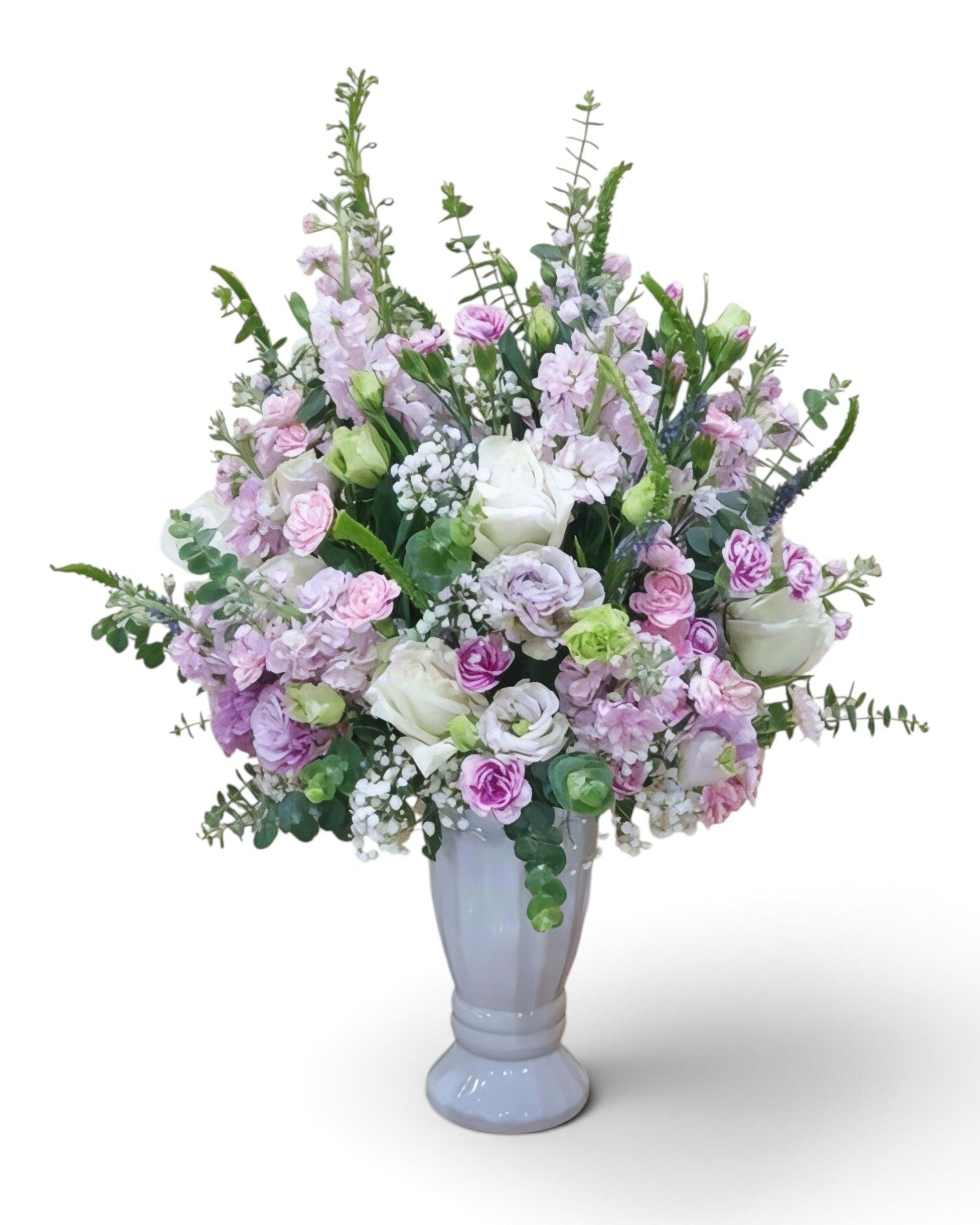 Lavender Dream Vase Premium Purple & Pink Pastel Arrangement