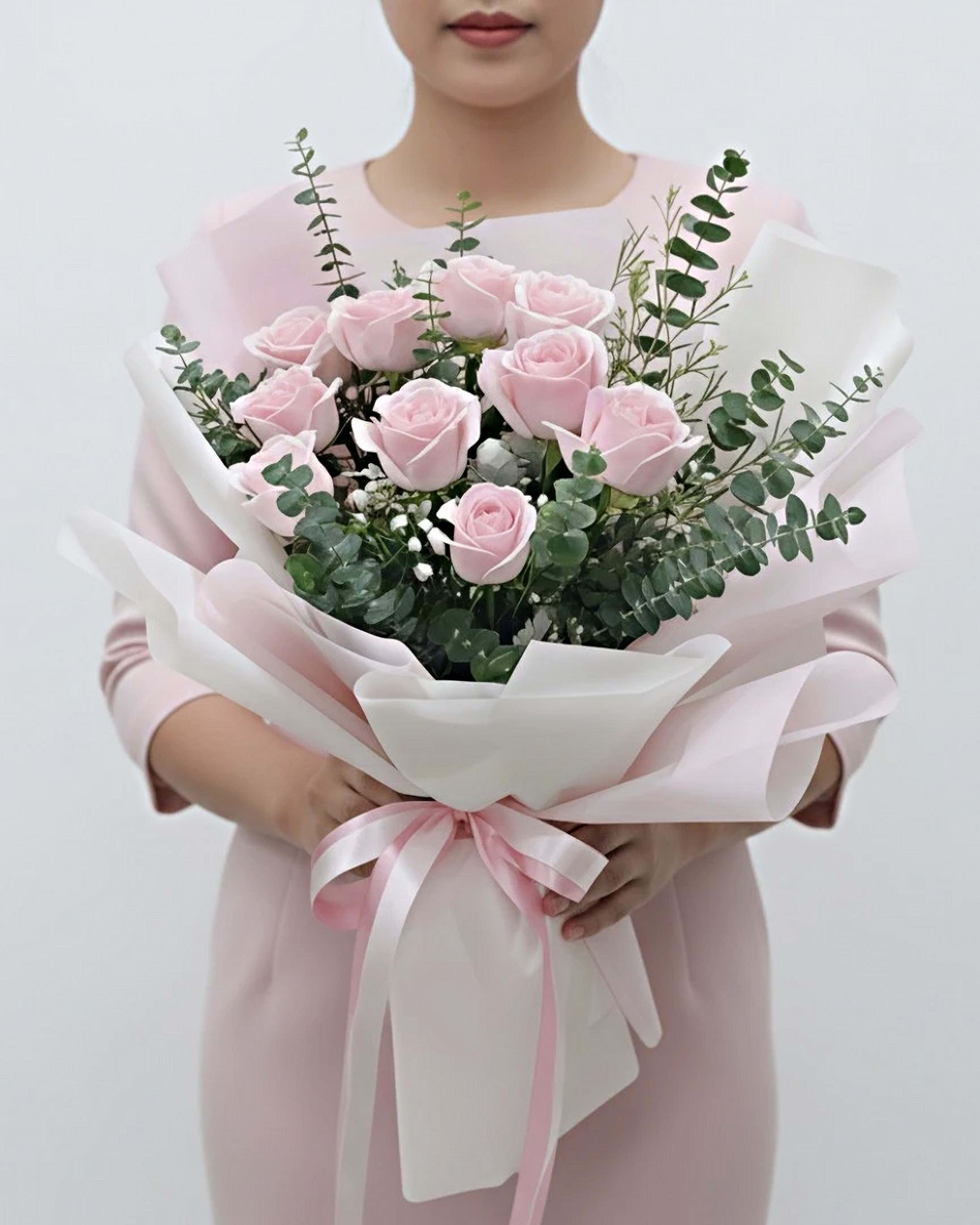 Model with Pink Bliss