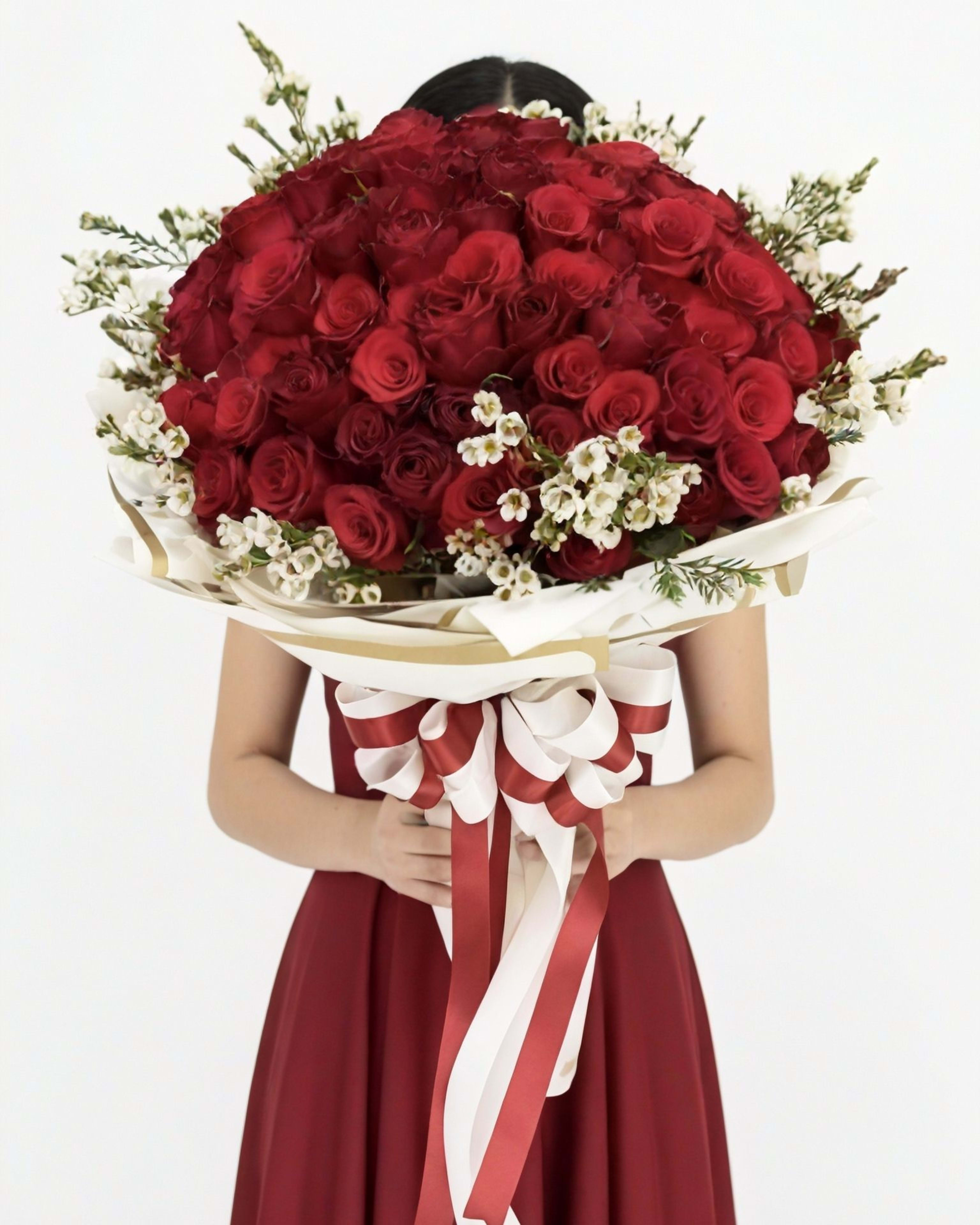 Grand Bouquet Large Red Rose Bouquet