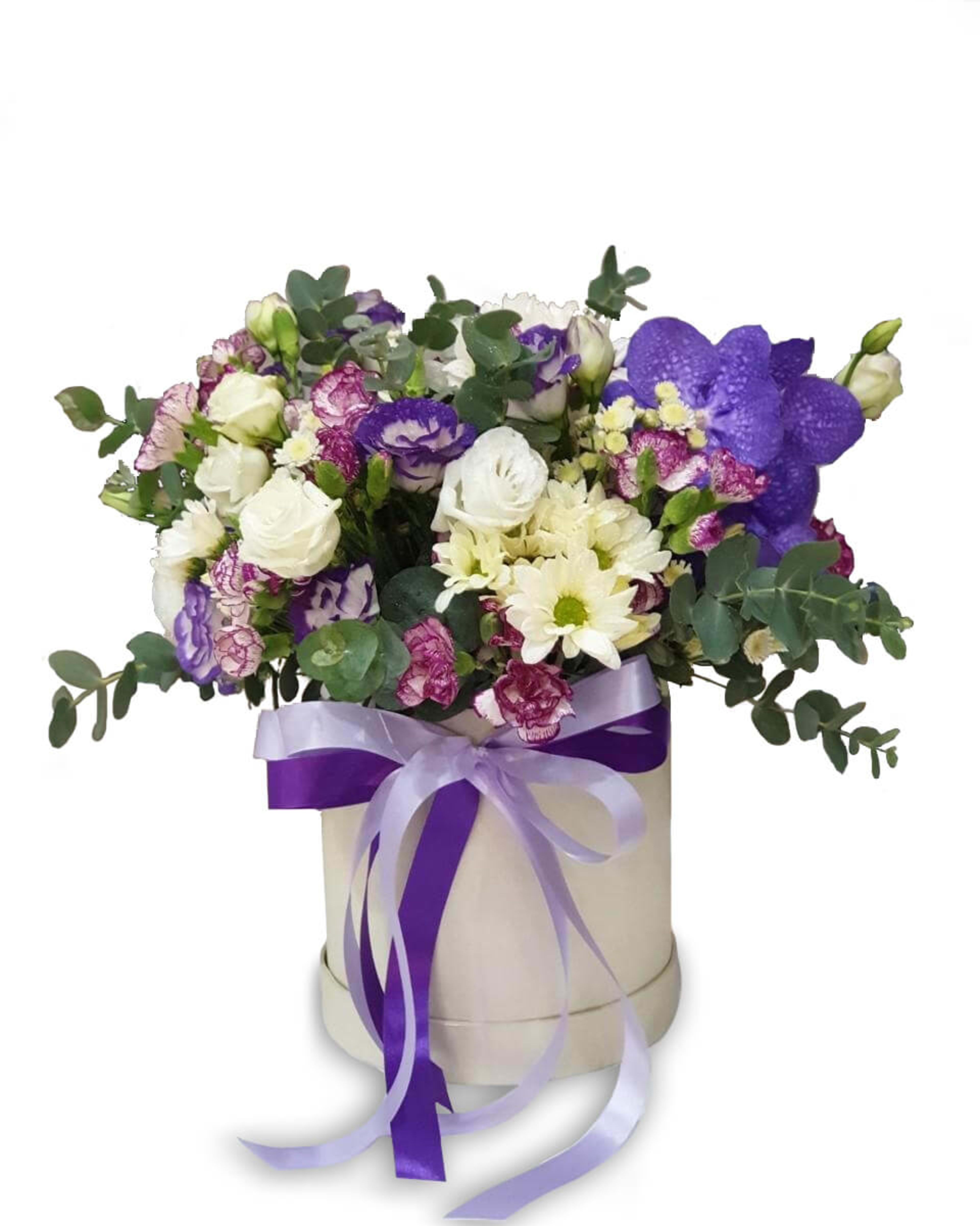 Pink Dream Premium Round Flower Box
