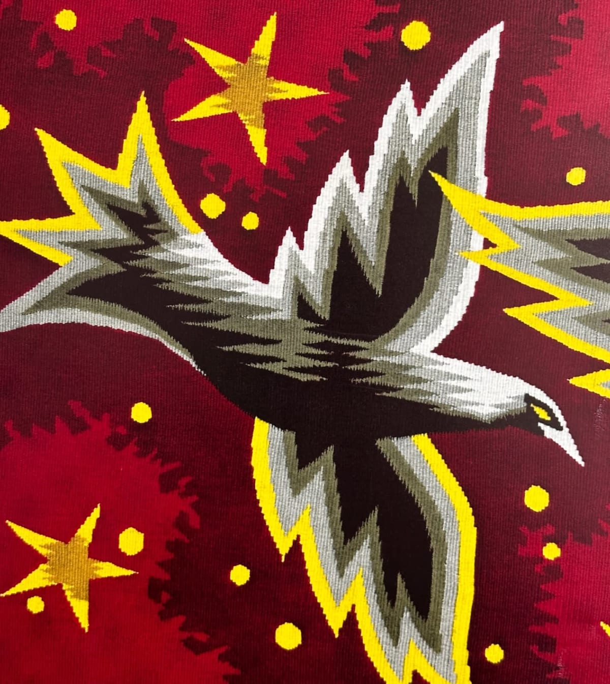 Jean Picart Le Doux grande affiche couleur tapisserie expo Colombes vintage XXe - Image 1