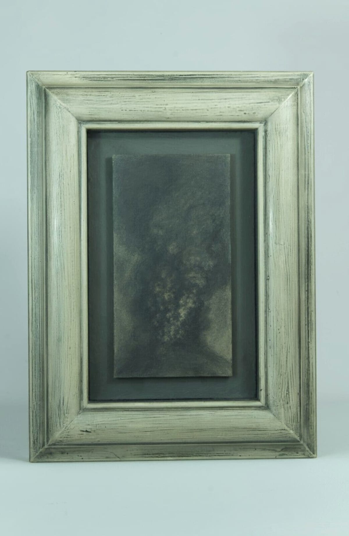 Rare dessin contemporain Philippe Ségéral paysage volcan graphite cadre 1999 - Image 1