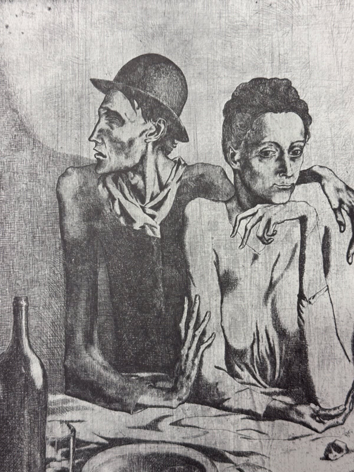 Ancien recueil de gravures d'après les maîtres anciens Picasso Goya etc spadem - Image 1