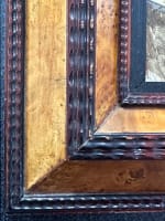 Tableau ancien portrait d'enfant jeune fille école flamande Nord 1900 - Miniature 4