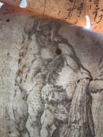 Gravure ancienne antique homme nu suicide du Galate François Perrier XVIIe - Miniature 7