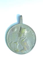 Ancienne médaille religieuse bronze Saint Ignace de Loyola medal - Miniature 1