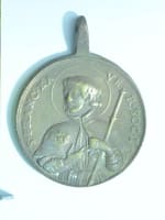 Ancienne médaille religieuse bronze Saint Ignace de Loyola medal - Miniature 3