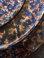 Grand plat Achille Barbizet école de Paris cabaret Le Lyon d'Or Belle époque 55c - Miniature 7