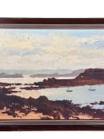 Beau tableau, ancien marine, bretonne bord de mer étude impressionniste - Miniature 1