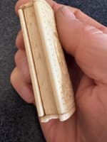 Ancienne boite tabatière art populaire travail de bagnard profil de femmes XIXe - Miniature 5