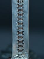 Antique rare Indo Portuguese religious cross crucifix silver 19e - Miniature 8