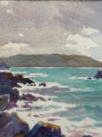 Ancien tableau atelier peintre breton marine Bretagne ent. Édouard Doigneau n°5 - Miniature 3