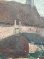 Ancien tableau maison village breton marine Bretagne ent. Édouard Doigneau n°4 - Miniature 4