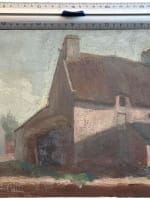 Ancien tableau maison village breton marine Bretagne ent. Édouard Doigneau n°4 - Miniature 5