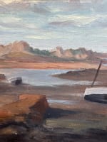 Ancien tableau bateau marée basse Breton marine Bretagne Ent. Édouard Doigneau n°2 - Miniature 1