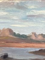 Ancien tableau bateau marée basse Breton marine Bretagne Ent. Édouard Doigneau n°2 - Miniature 4